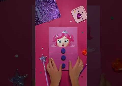 Cute Craft Box! 📦 Emmie’s Magic Art Hacks & Glitter Tutorials #kids #shorts