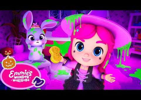 Super Witch Emmie! Magic Potion Bathroom Clean Up! 🎃 Happy Halloween | Emmie’s Wonder Wardrobe